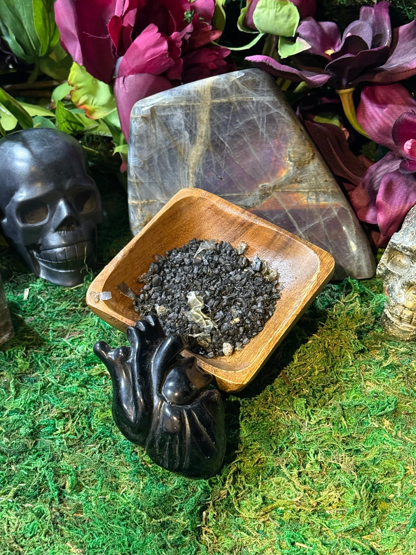 Intention Salt: Black Salt (for protection) & Red Salt (for attraction)