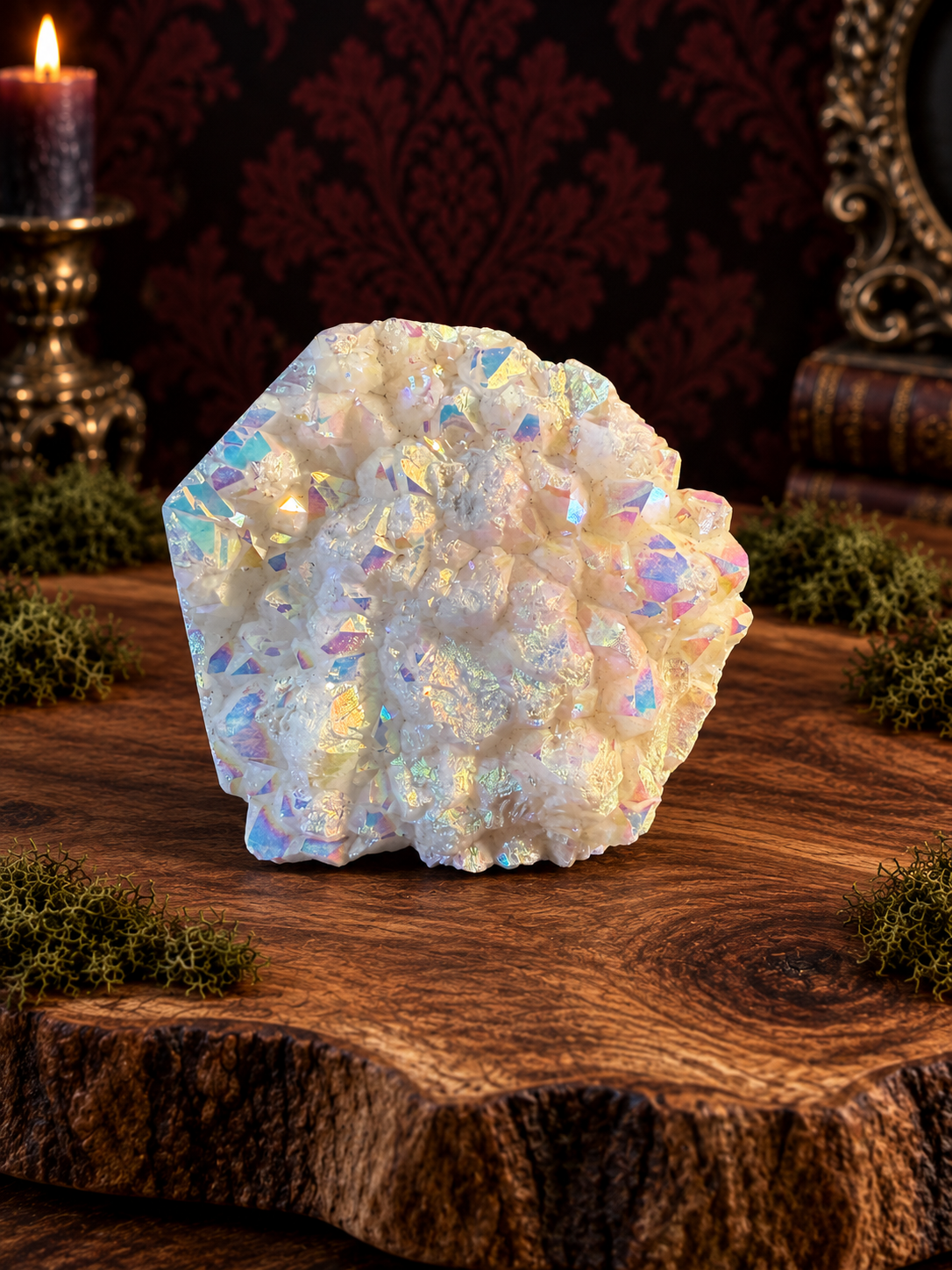 Angel Aura Quartz Cluster