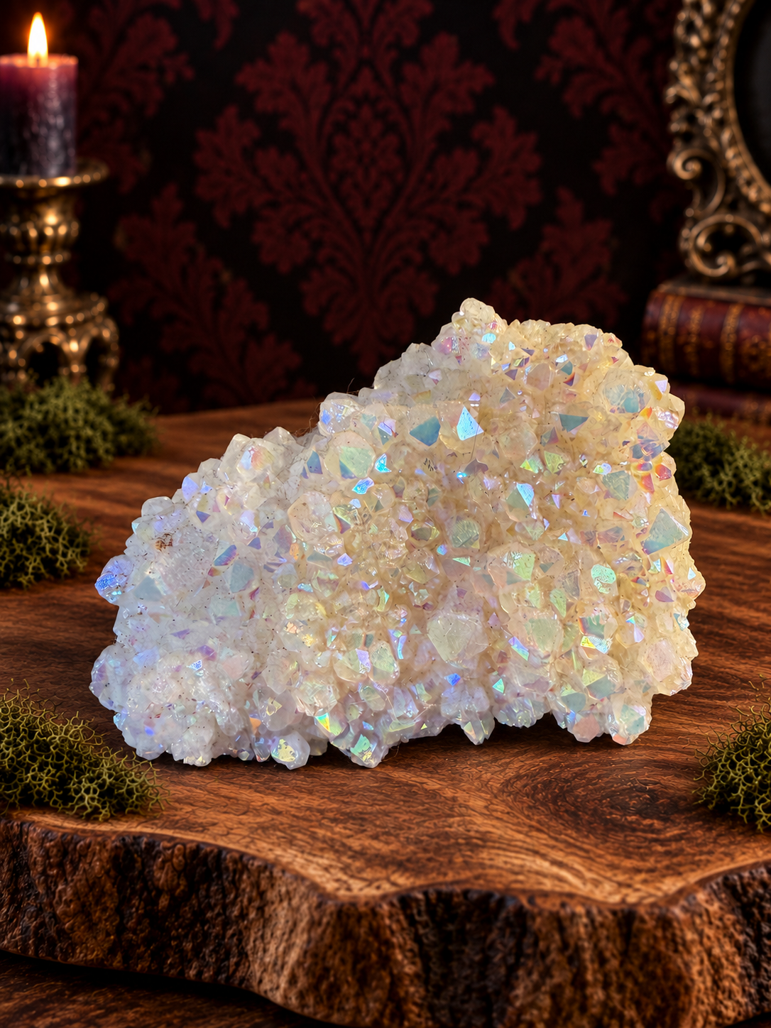 Angel Aura Quartz Cluster