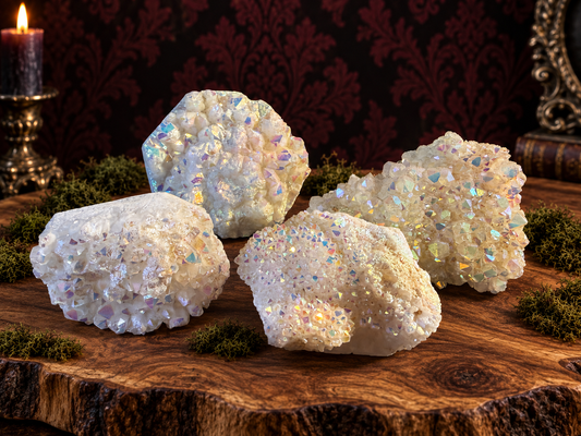 Angel Aura Quartz Cluster