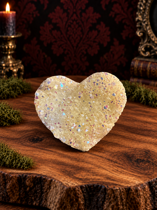 Angel Aura Quartz Heart