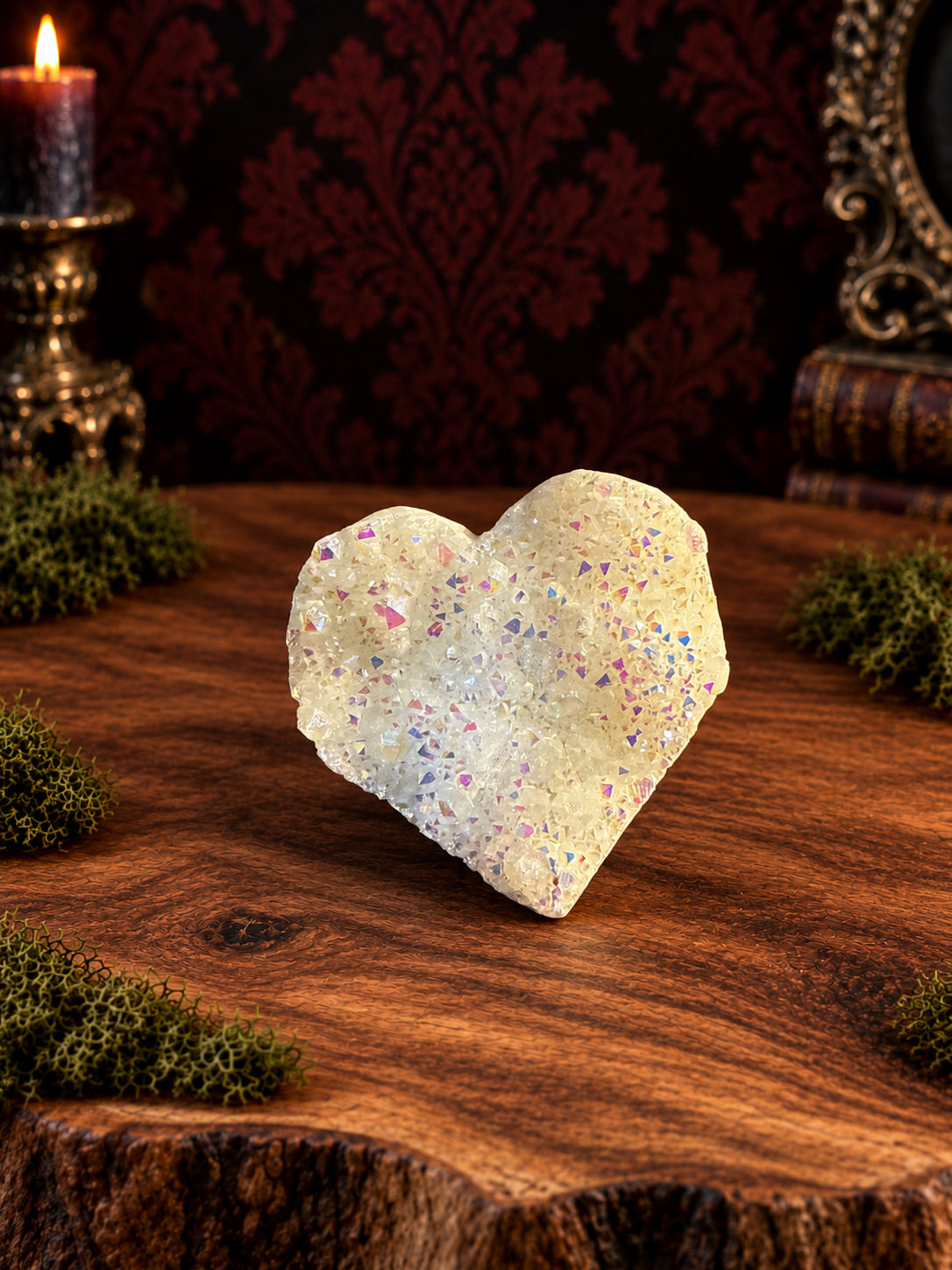 Angel Aura Quartz Heart