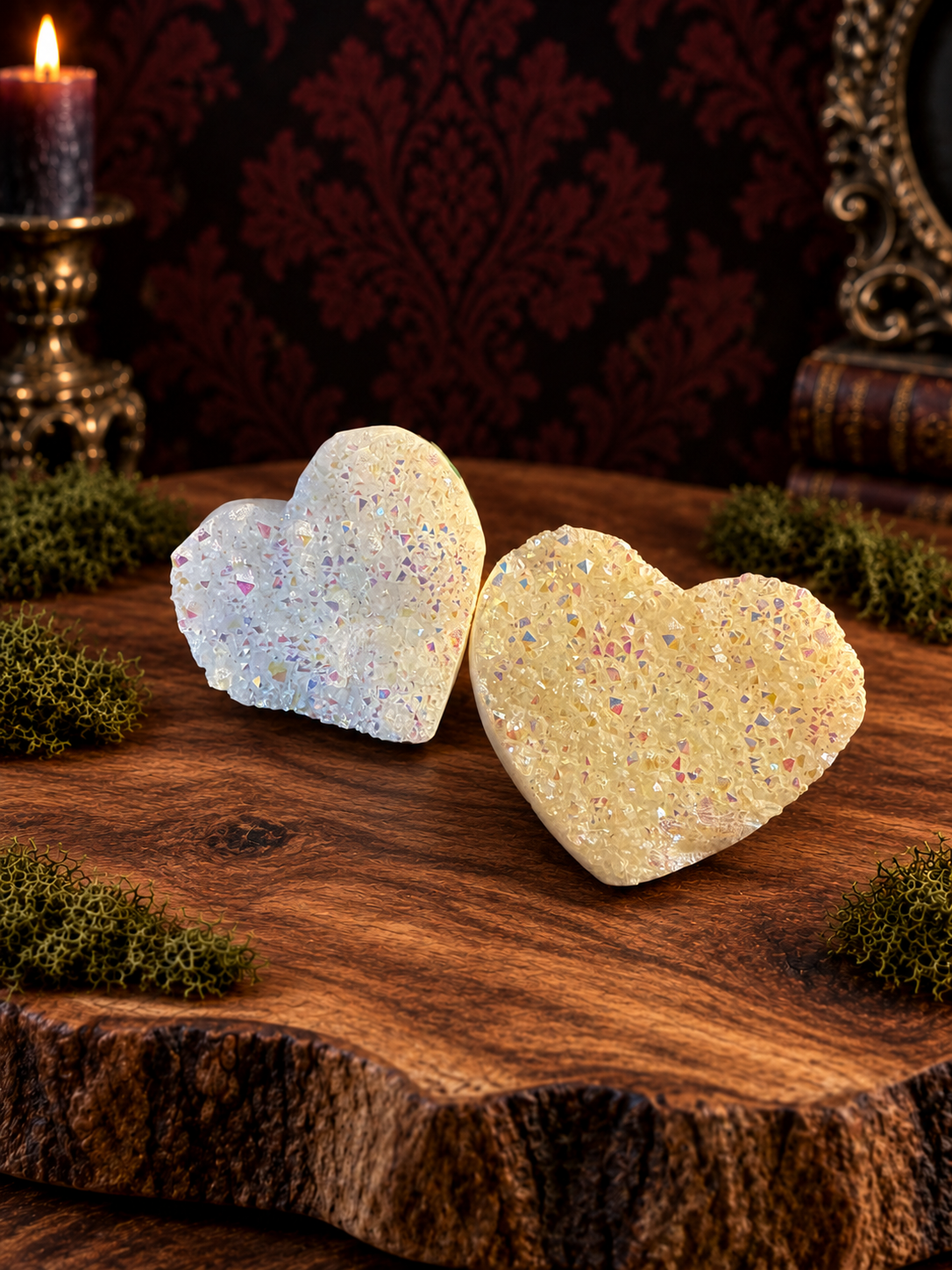 Angel Aura Quartz Heart