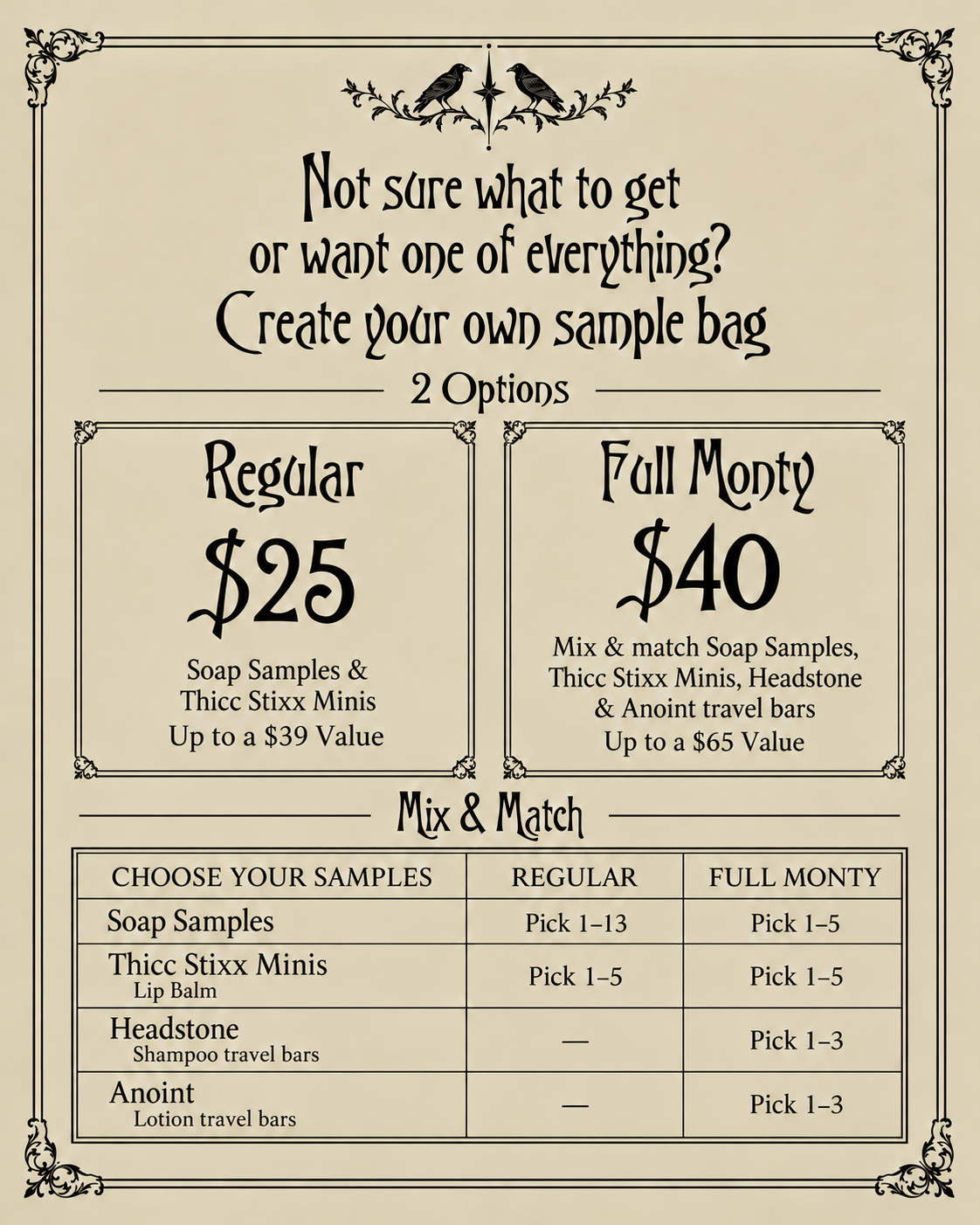 Create a Sample Box