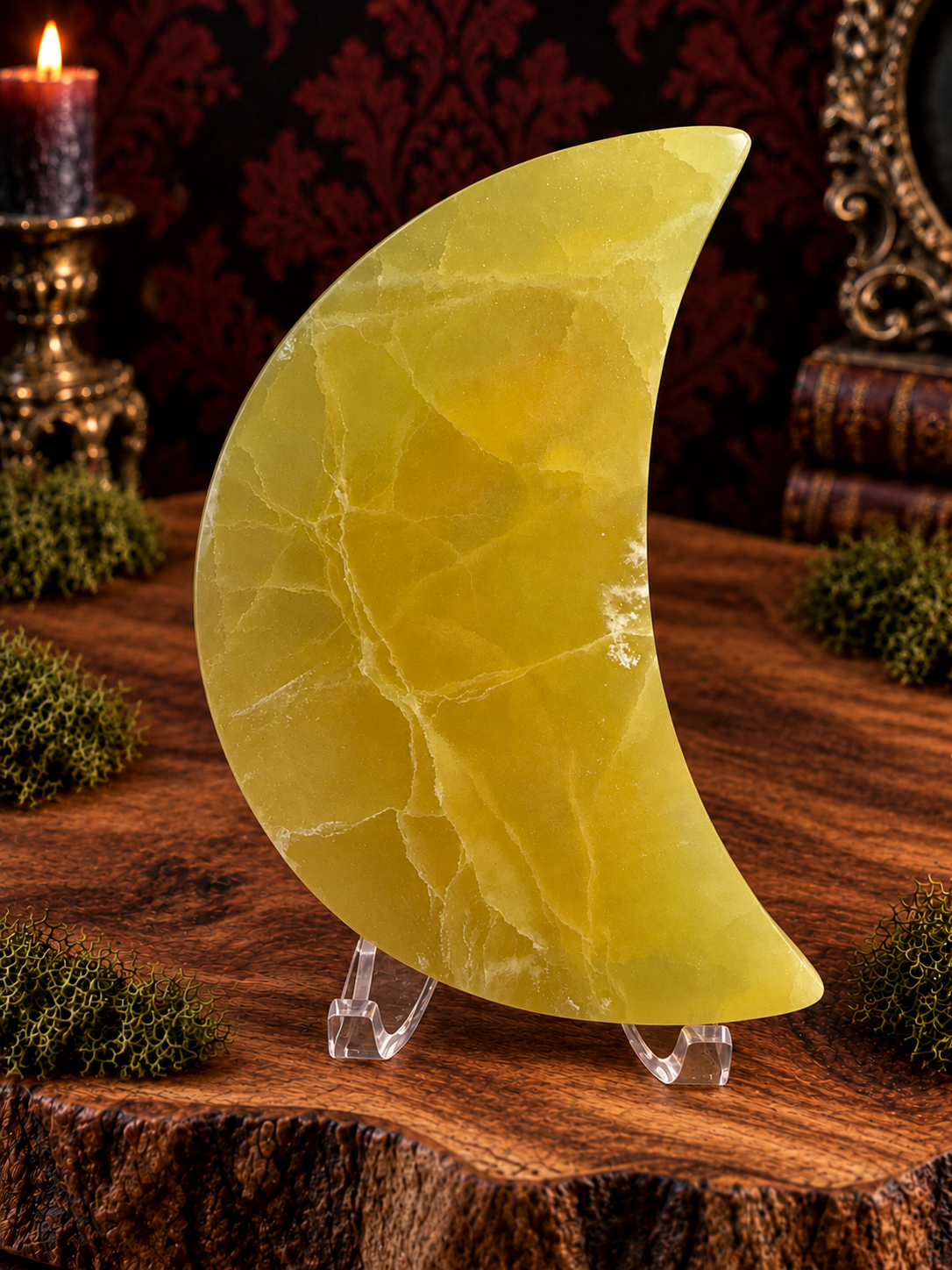 Lemon Calcite Moons