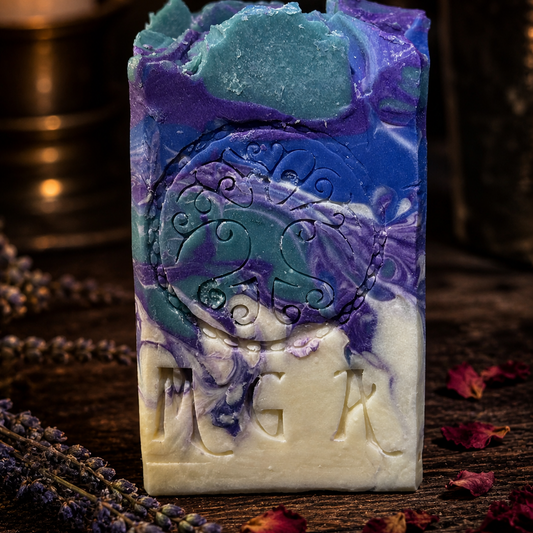 Mermaid Tears: Legacy Recipe, a handmade small-batch bar of herbal soap