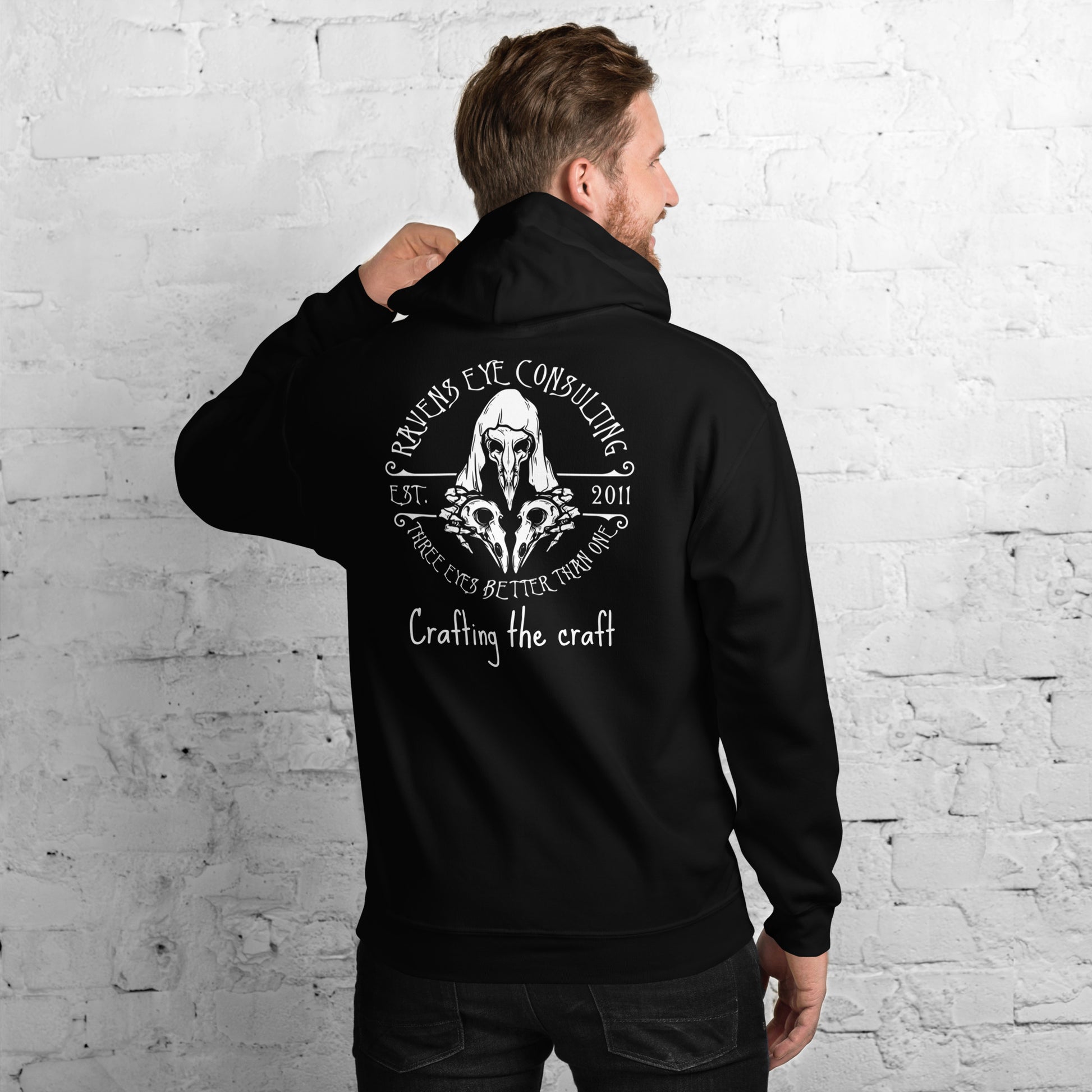 Unisex Hoodie, back view