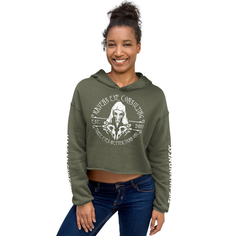Crop Hoodie, back view